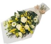 Funeral Flowers in Cellophane