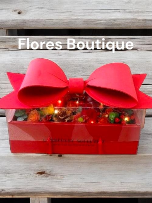 Elegant Red Rose Gift Box