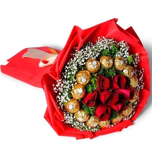 Ferrero  Chocolate Rose Bouquet