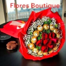 Ferrero  Chocolate Rose Bouquet